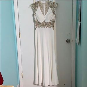 White prom dress